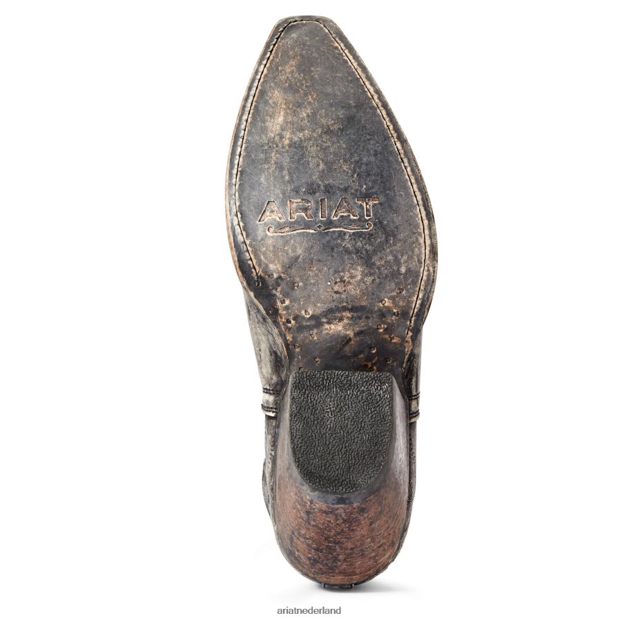 natuurlijk verweerd zwart dixon westernlaars Ariat vrouwen schoenen PJ26LN2195