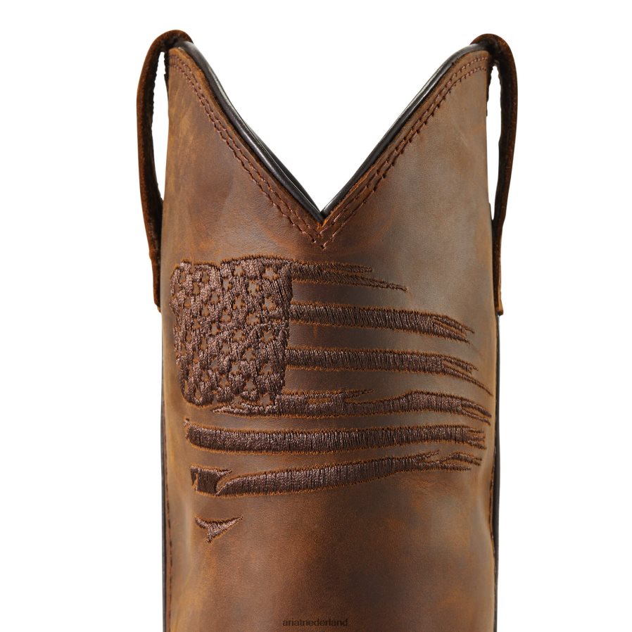 noodlijdend bruin anthem patriot waterdichte westernlaars Ariat vrouwen schoenen PJ26LN2114