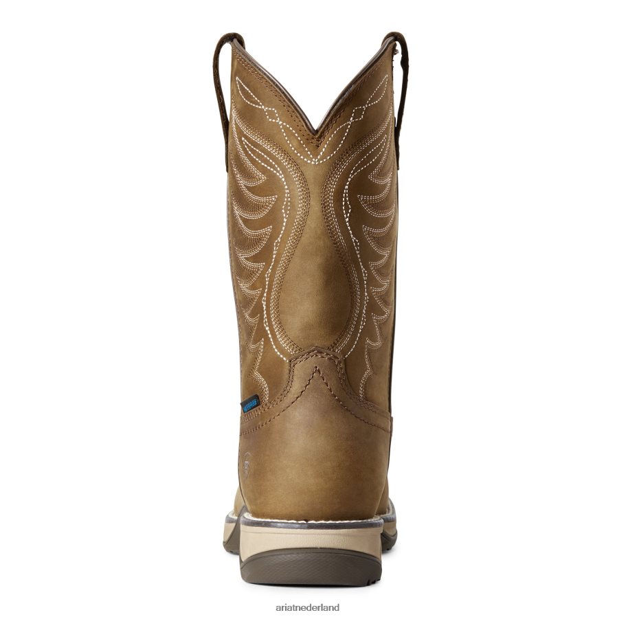 noodlijdend bruin anthem waterdichte westernlaars Ariat vrouwen schoenen PJ26LN2128