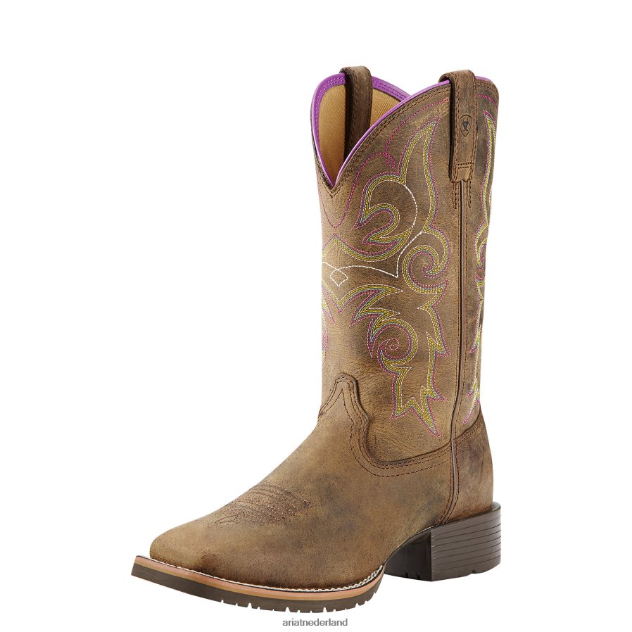 noodlijdend bruin hybride rancher westernlaars Ariat vrouwen schoenen PJ26LN2183