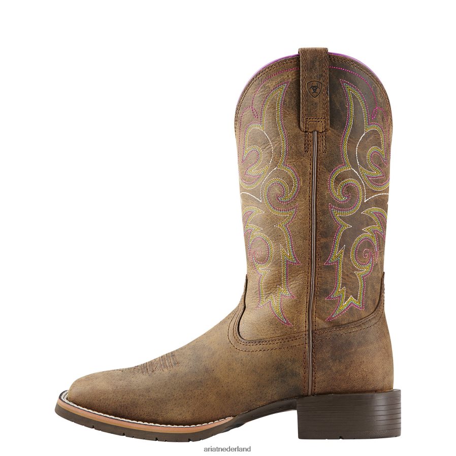 noodlijdend bruin hybride rancher westernlaars Ariat vrouwen schoenen PJ26LN2183