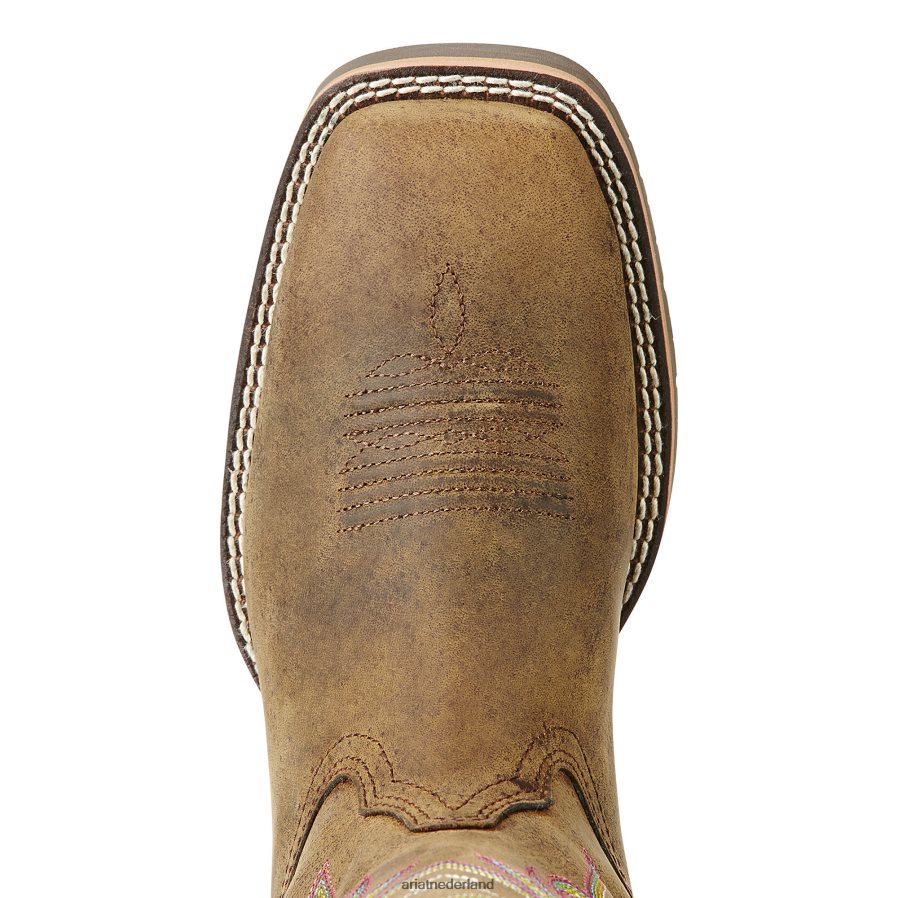 noodlijdend bruin hybride rancher westernlaars Ariat vrouwen schoenen PJ26LN2183
