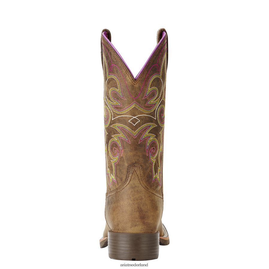 noodlijdend bruin hybride rancher westernlaars Ariat vrouwen schoenen PJ26LN2183