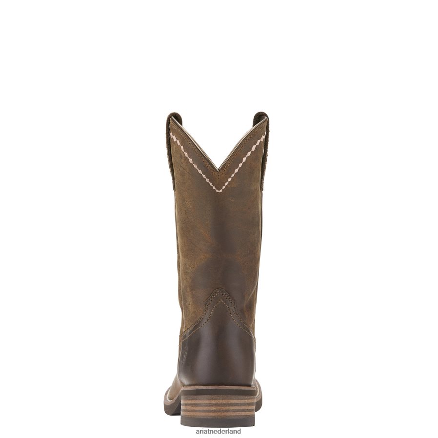 noodlijdend bruin ongebreidelde touwer westernlaars Ariat vrouwen schoenen PJ26LN2130