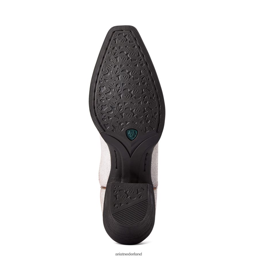 noodlijdend wit gouden westernlaars Ariat vrouwen schoenen PJ26LN2082