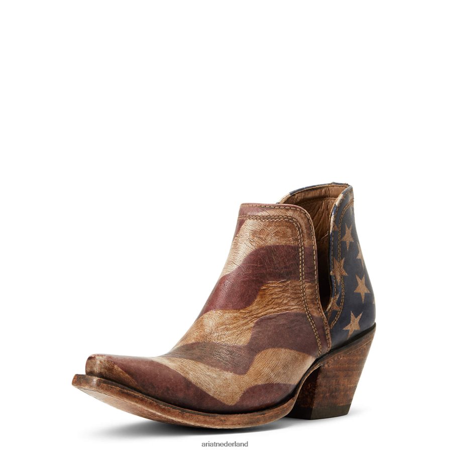 oude patriot dixon westernlaars Ariat vrouwen schoenen PJ26LN2206