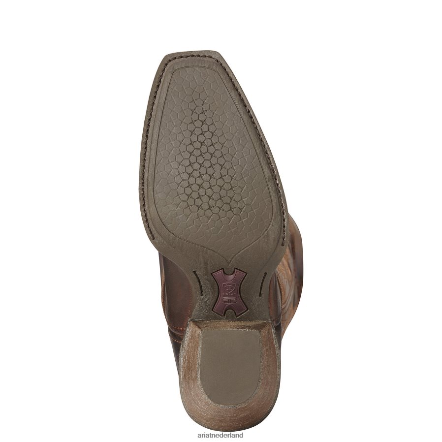 pittig bruin levendige westernlaars Ariat vrouwen schoenen PJ26LN2166