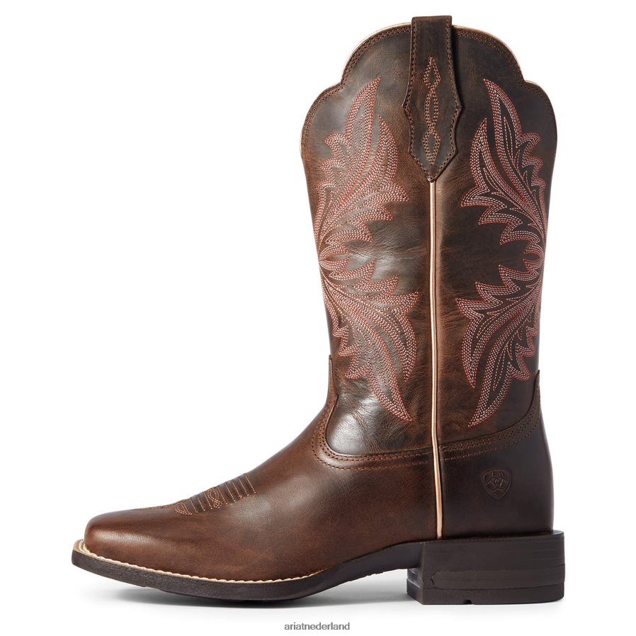 pittig bruin westelijke westelijke laars Ariat vrouwen schoenen PJ26LN2136
