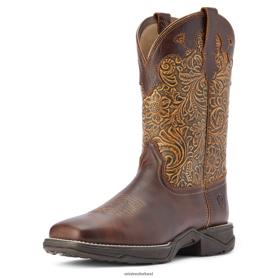 rijke klei anthem savanne westernlaars Ariat vrouwen schoenen PJ26LN2148