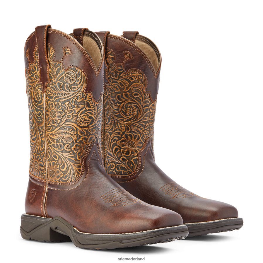 rijke klei anthem savanne westernlaars Ariat vrouwen schoenen PJ26LN2148
