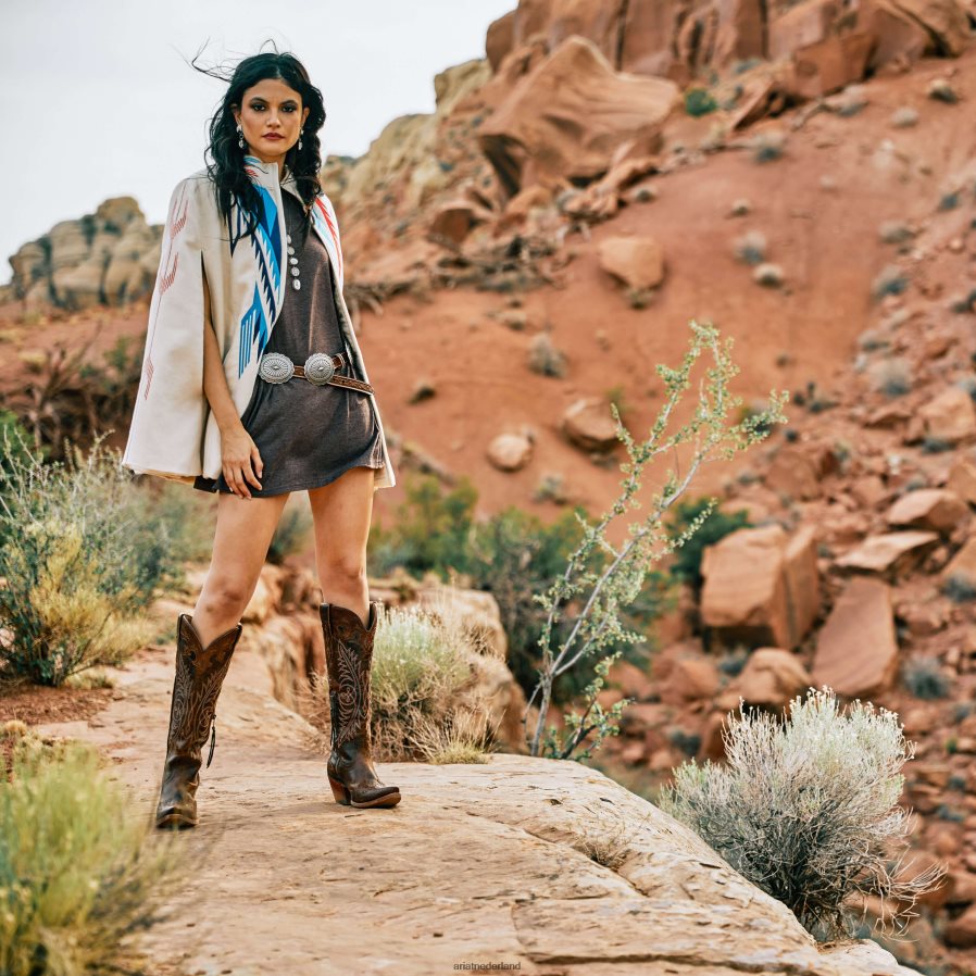 rogge genève stretchfit westernlaars Ariat vrouwen schoenen PJ26LN2084