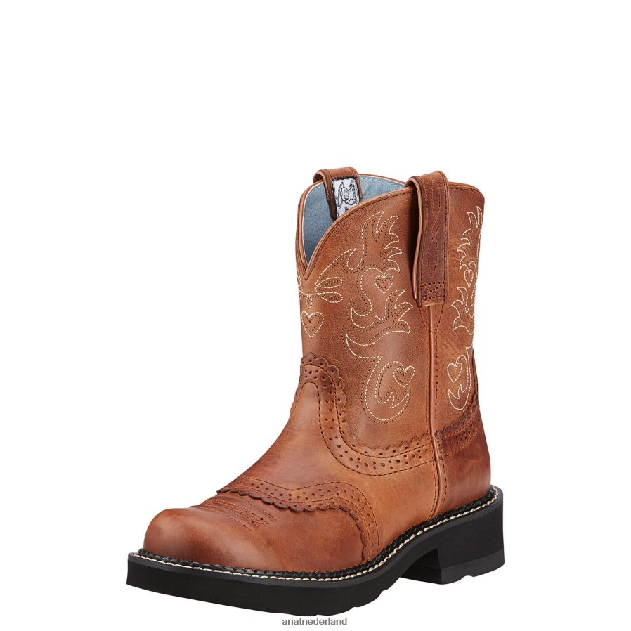 roodbruine rebel Fatbaby zadel westernlaars Ariat vrouwen schoenen PJ26LN2135