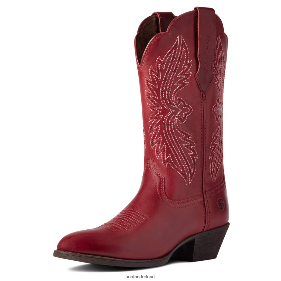 roze rood Heritage R-teen stretchfit westernlaars Ariat vrouwen schoenen PJ26LN2093