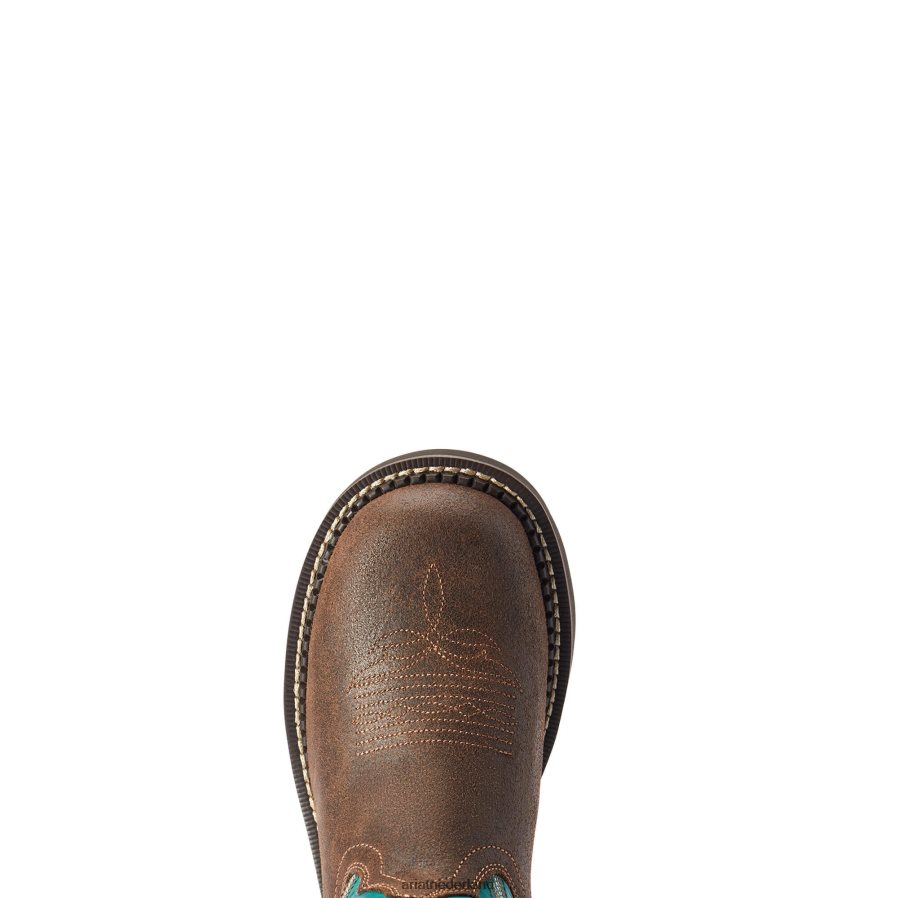 versleten hickory fatbaby erfgoed westernlaars Ariat vrouwen schoenen PJ26LN2243