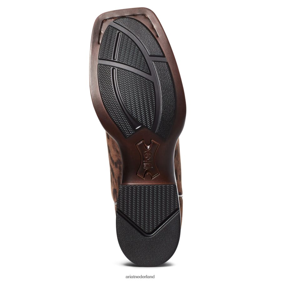 vervaagd luipaard primetime westernlaars Ariat vrouwen schoenen PJ26LN2167