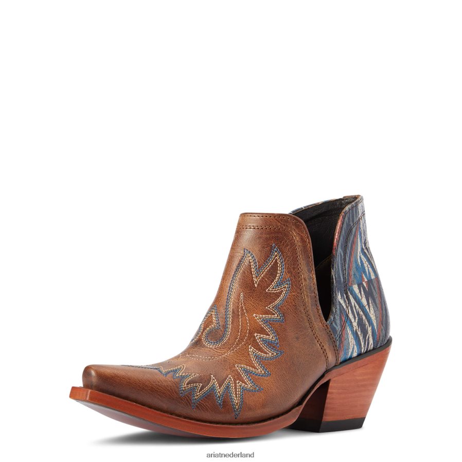 vurig bruin dixon chimayo westernlaars Ariat vrouwen schoenen PJ26LN2261
