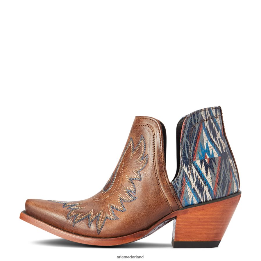 vurig bruin dixon chimayo westernlaars Ariat vrouwen schoenen PJ26LN2261