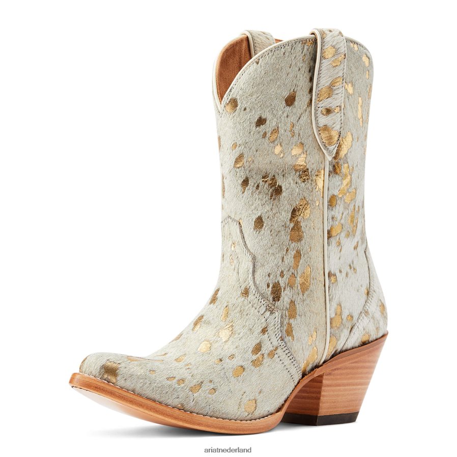 wit metallic haar erop bandida westernlaars Ariat vrouwen schoenen PJ26LN2262