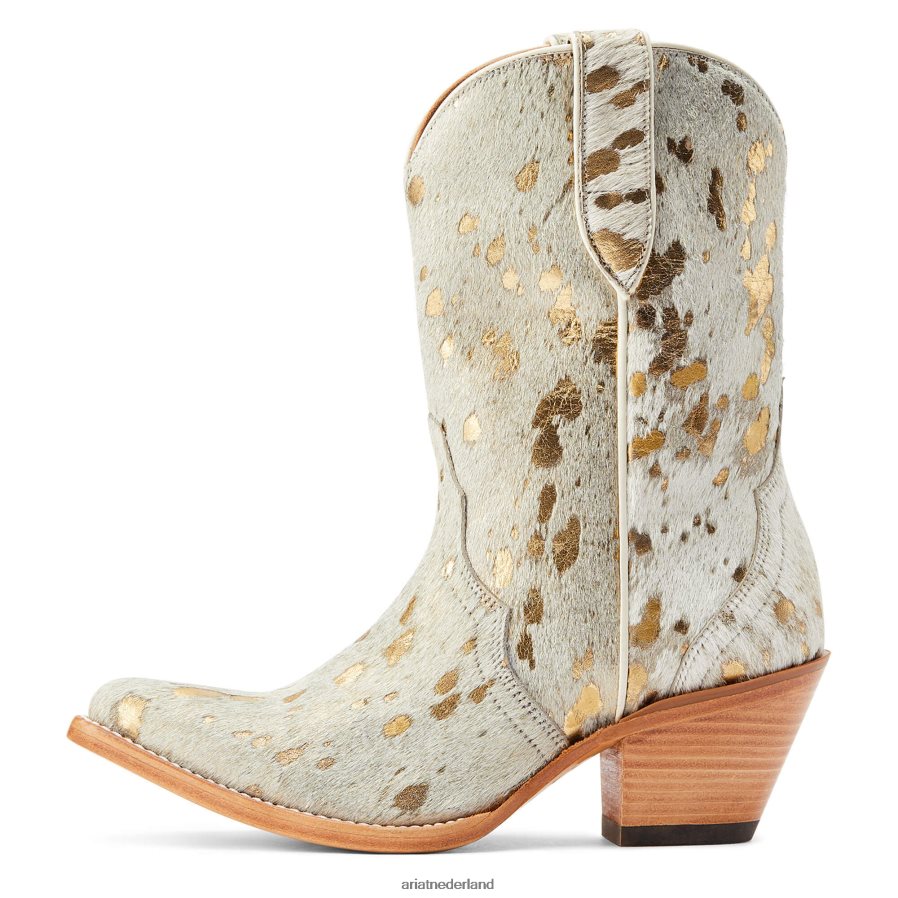 wit metallic haar erop bandida westernlaars Ariat vrouwen schoenen PJ26LN2262