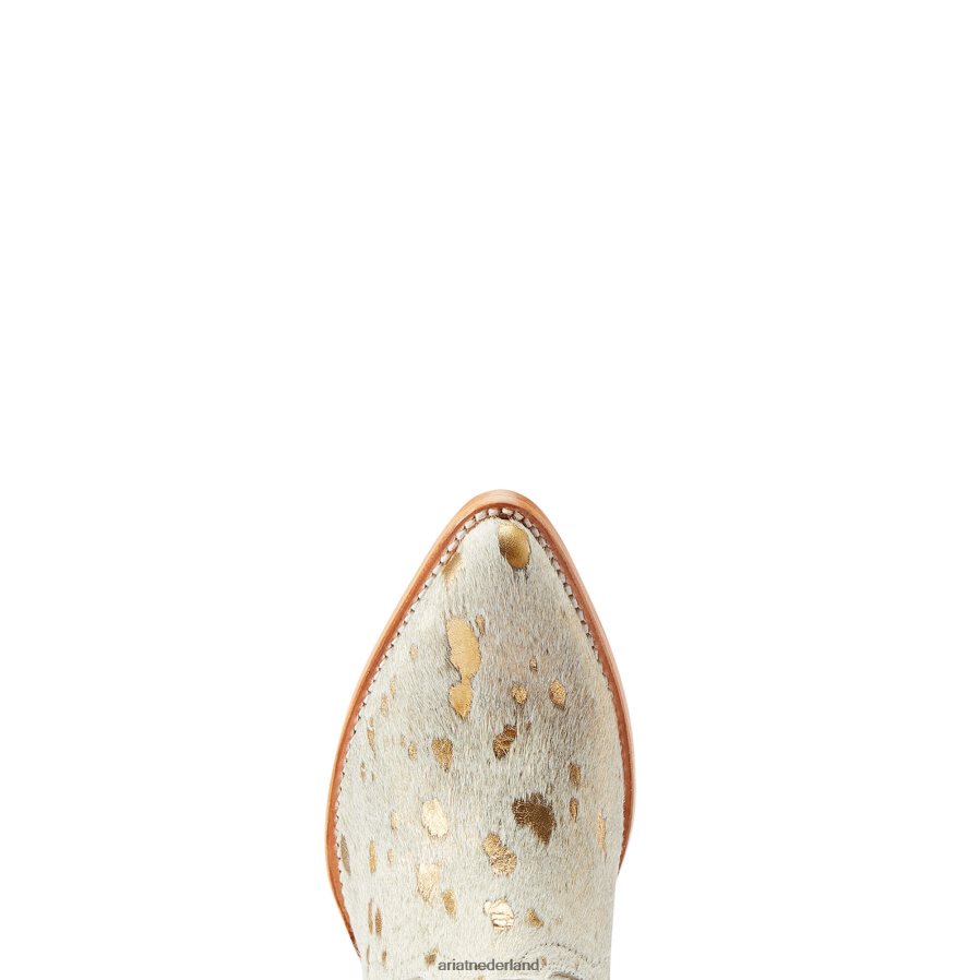 wit metallic haar erop bandida westernlaars Ariat vrouwen schoenen PJ26LN2262