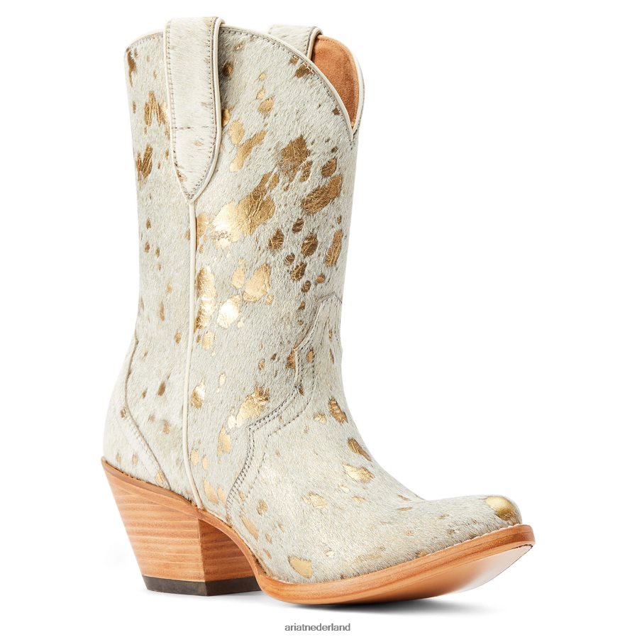 wit metallic haar erop bandida westernlaars Ariat vrouwen schoenen PJ26LN2262