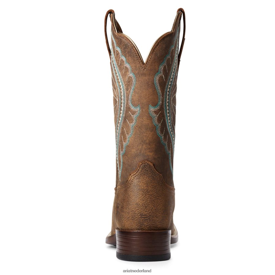 zadelkamer bruin primetime westernlaars Ariat vrouwen schoenen PJ26LN2096
