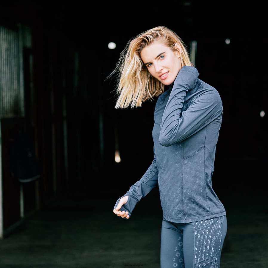 ebbehout Lumina Lowell-basislaag Ariat vrouwen topjes PJ26LN3288