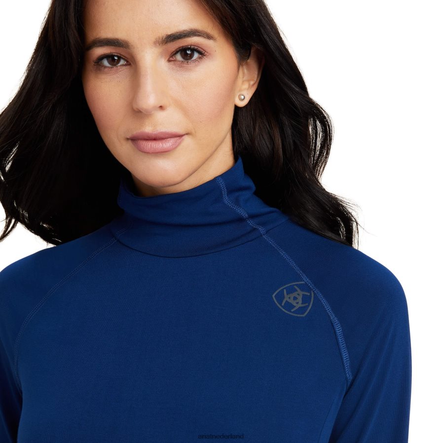 landgoed blauw venture-basislaag Ariat vrouwen topjes PJ26LN3266