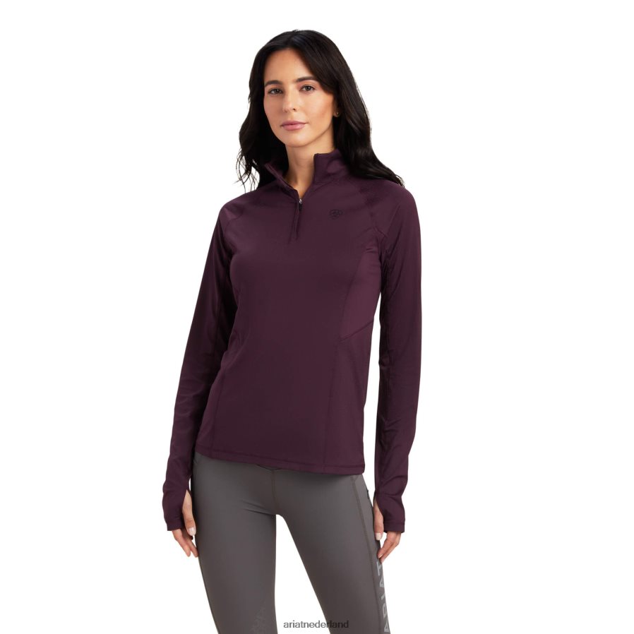 moerbei Lumina Lowell-basislaag Ariat vrouwen topjes PJ26LN3272