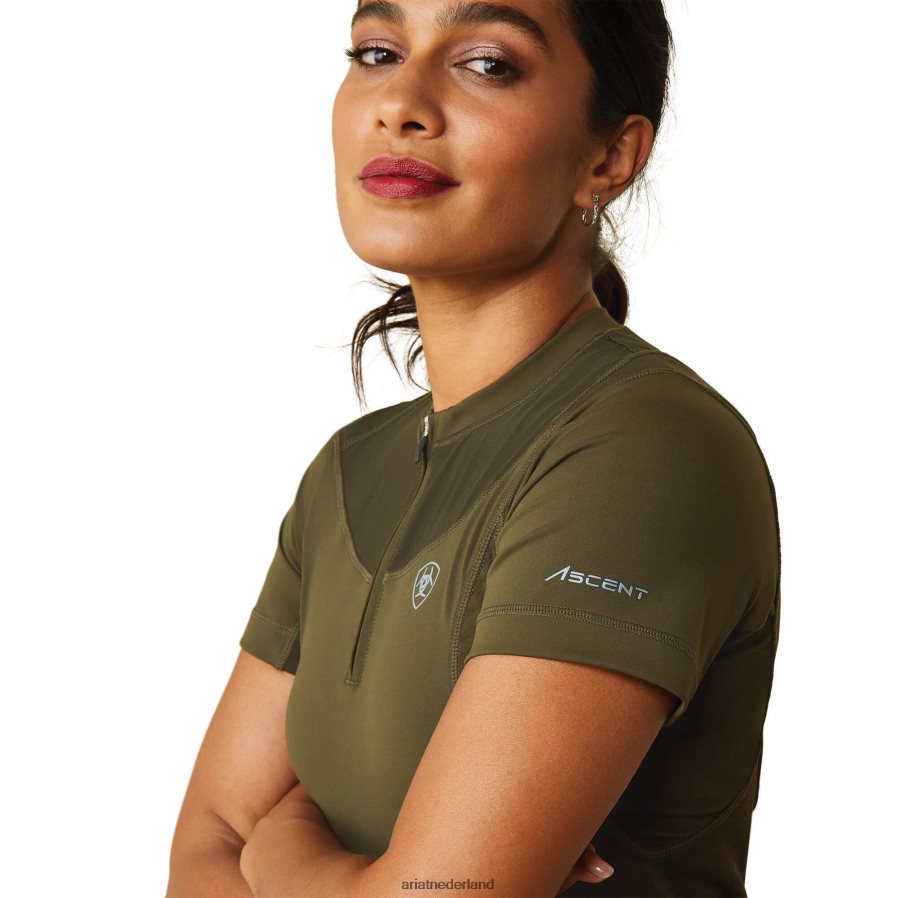 relikwie Ascent Crew-basislaag Ariat vrouwen topjes PJ26LN3199