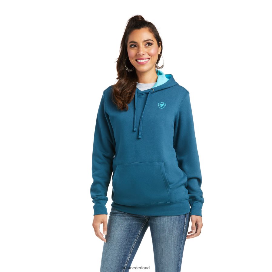 Euraziatisch Hoodie met echt armlogo Ariat vrouwen topjes PJ26LN3439