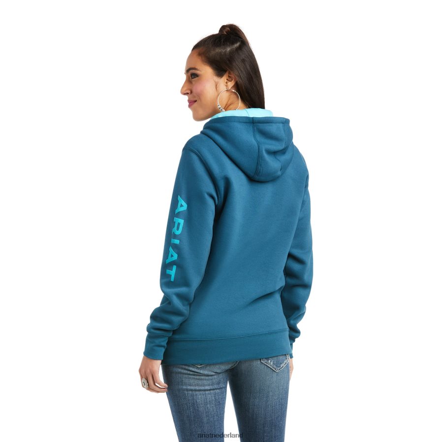 Euraziatisch Hoodie met echt armlogo Ariat vrouwen topjes PJ26LN3439