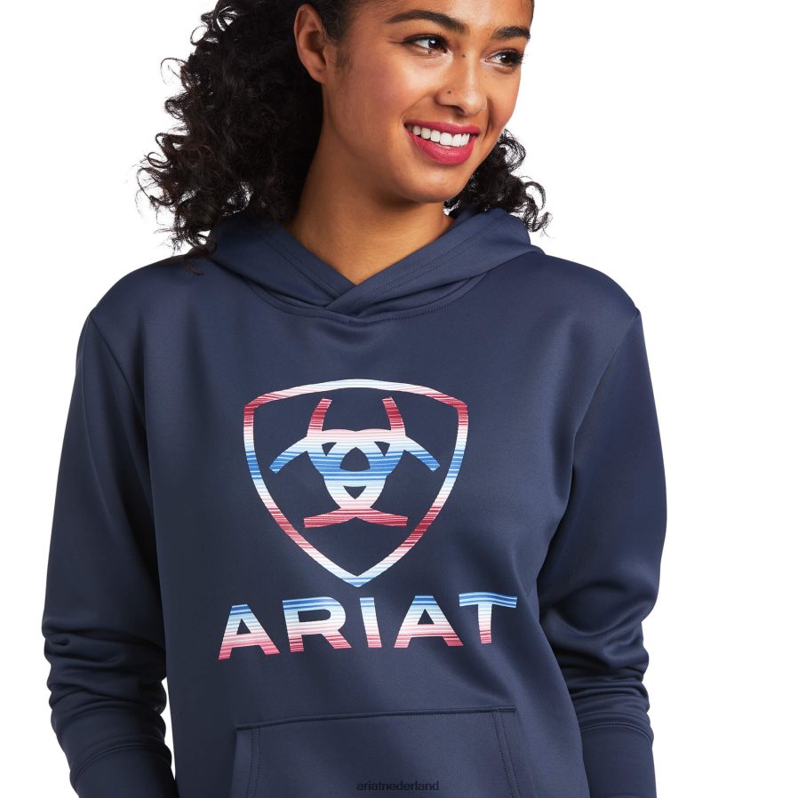 blauwe nachten tek-hoodie Ariat vrouwen topjes PJ26LN3437