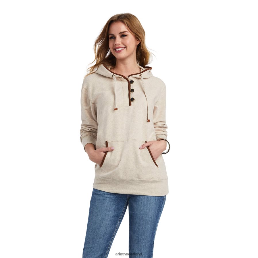 havermout heide echte verhoogde hoodie Ariat vrouwen topjes PJ26LN3391