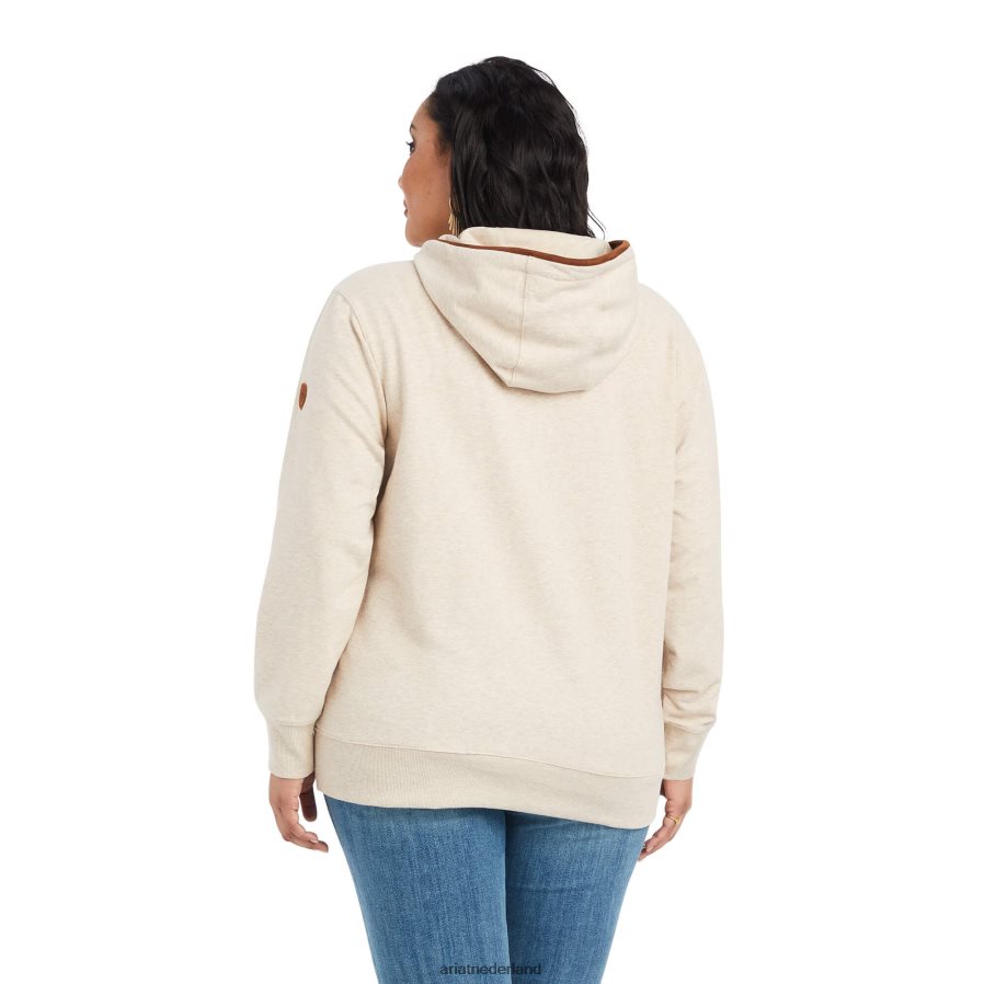 havermout heide echte verhoogde hoodie Ariat vrouwen topjes PJ26LN3391