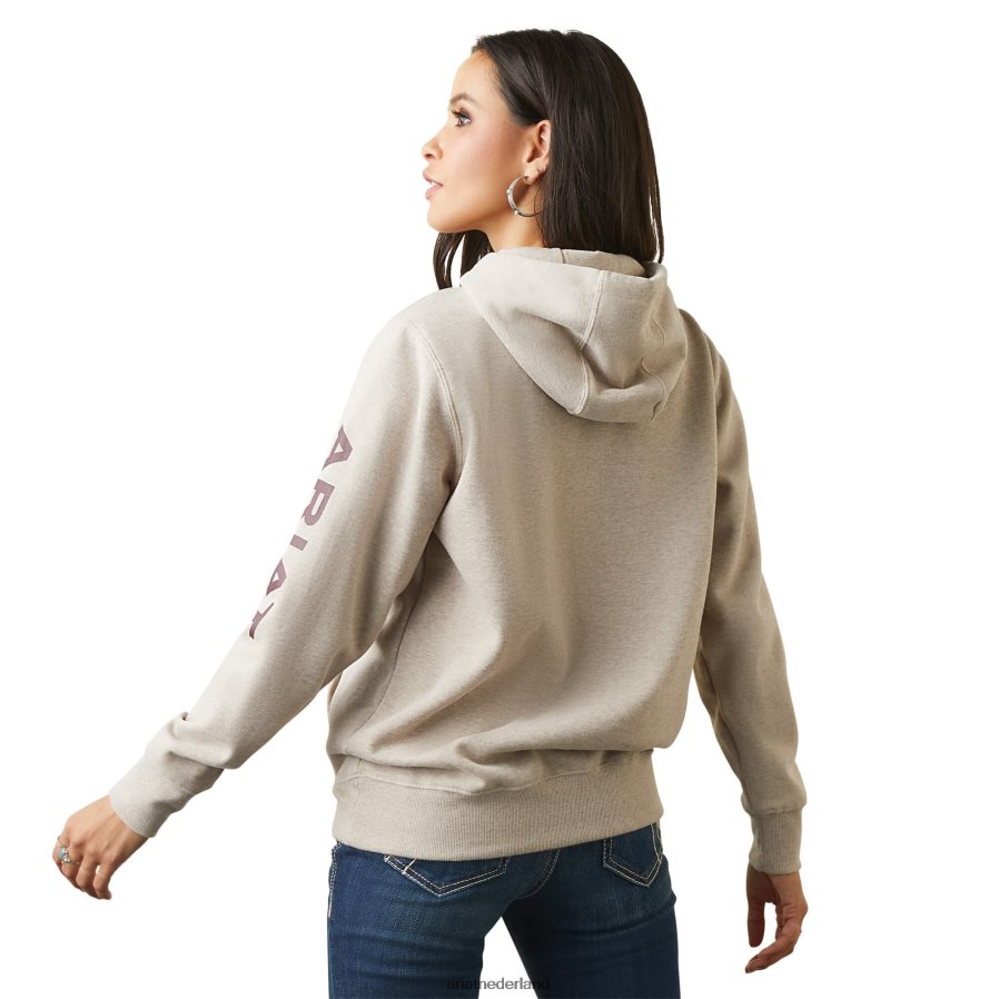havermout heide logo-hoodie Ariat vrouwen topjes PJ26LN3457