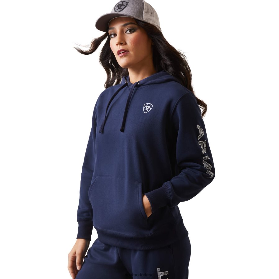 marine eclips logo-hoodie Ariat vrouwen topjes PJ26LN3377