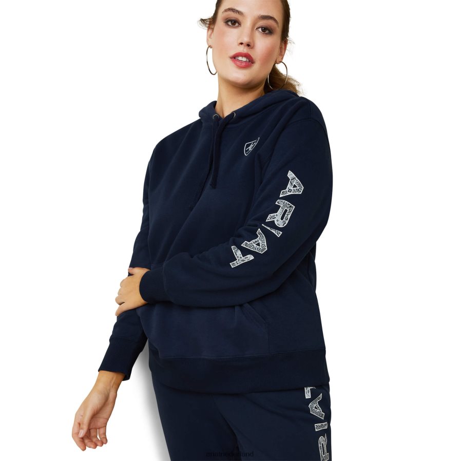 marine eclips logo-hoodie Ariat vrouwen topjes PJ26LN3377