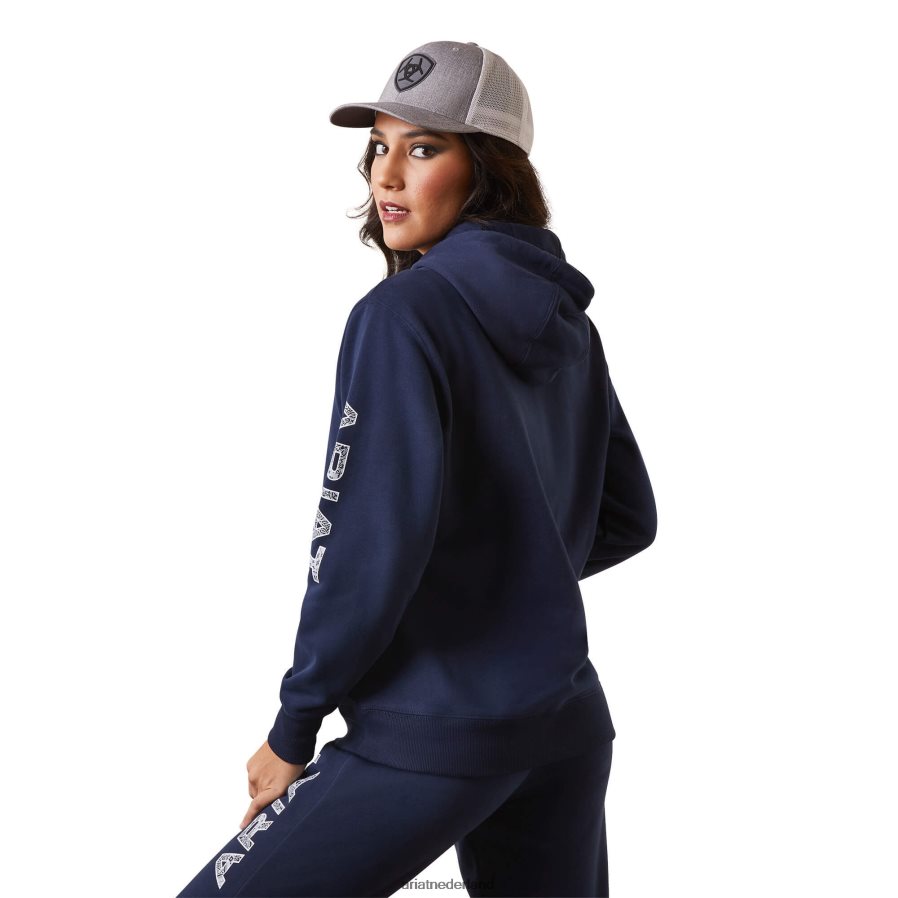 marine eclips logo-hoodie Ariat vrouwen topjes PJ26LN3377