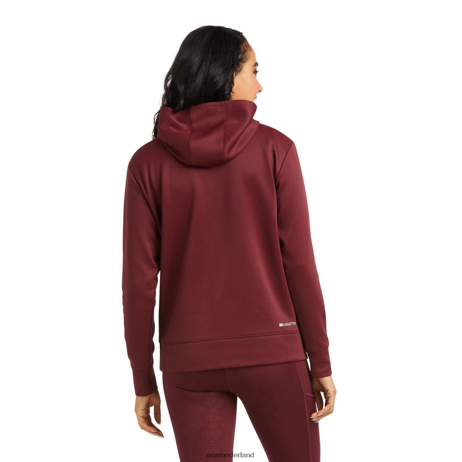 windsor wijn Logo Tek-hoodie Ariat vrouwen topjes PJ26LN3446