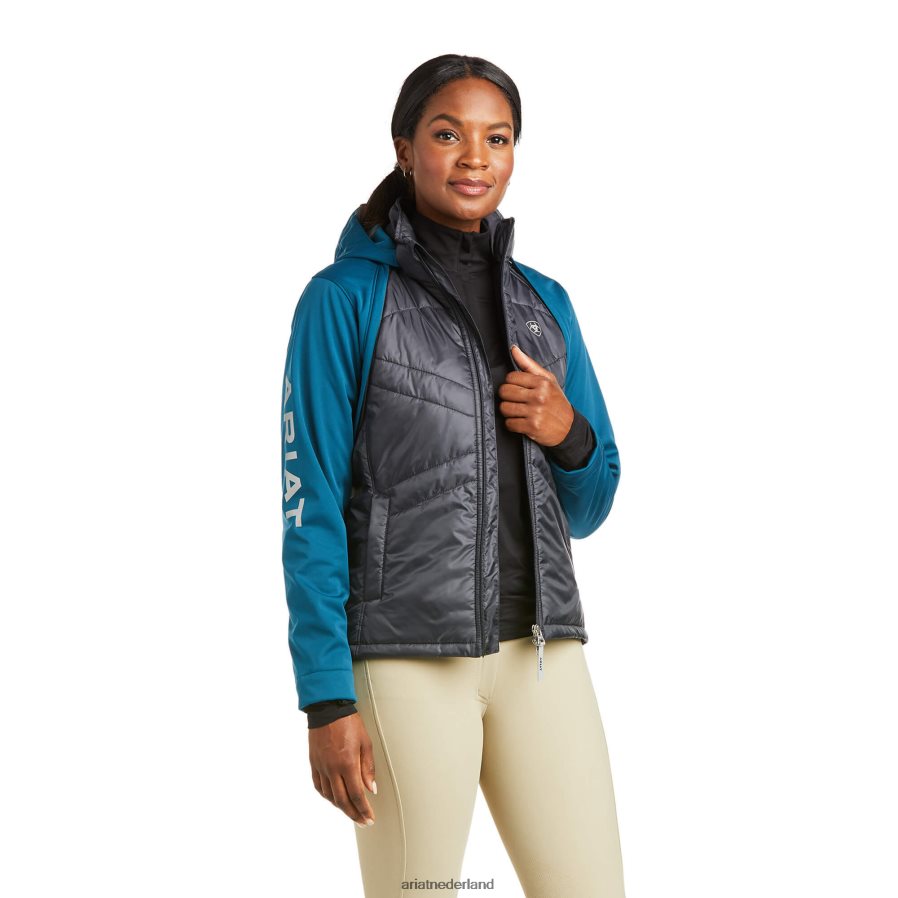 Euraziatische wintertaling reageer jas Ariat vrouwen topjes PJ26LN3641