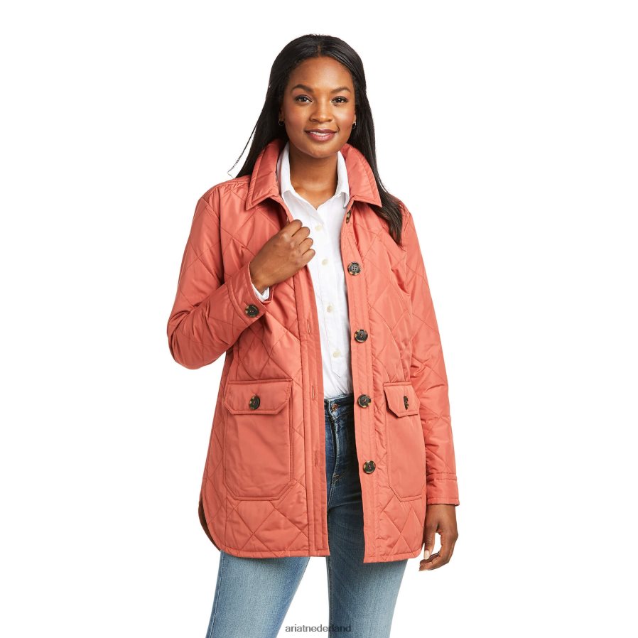 Marsala belmont overhemdjasje Ariat vrouwen topjes PJ26LN3578