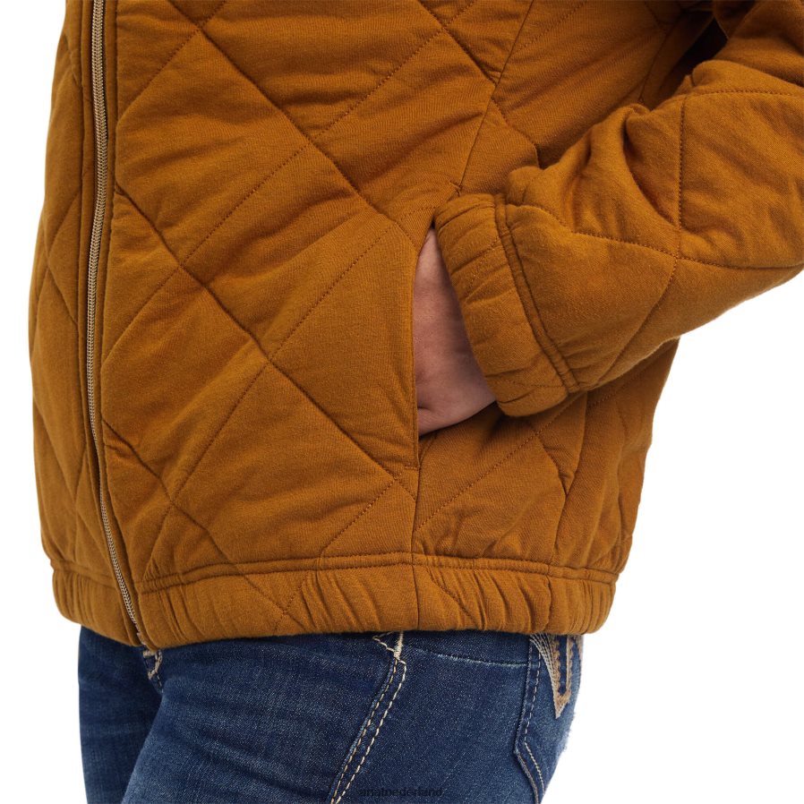 brons bruin gewatteerd jasje Ariat vrouwen topjes PJ26LN3608