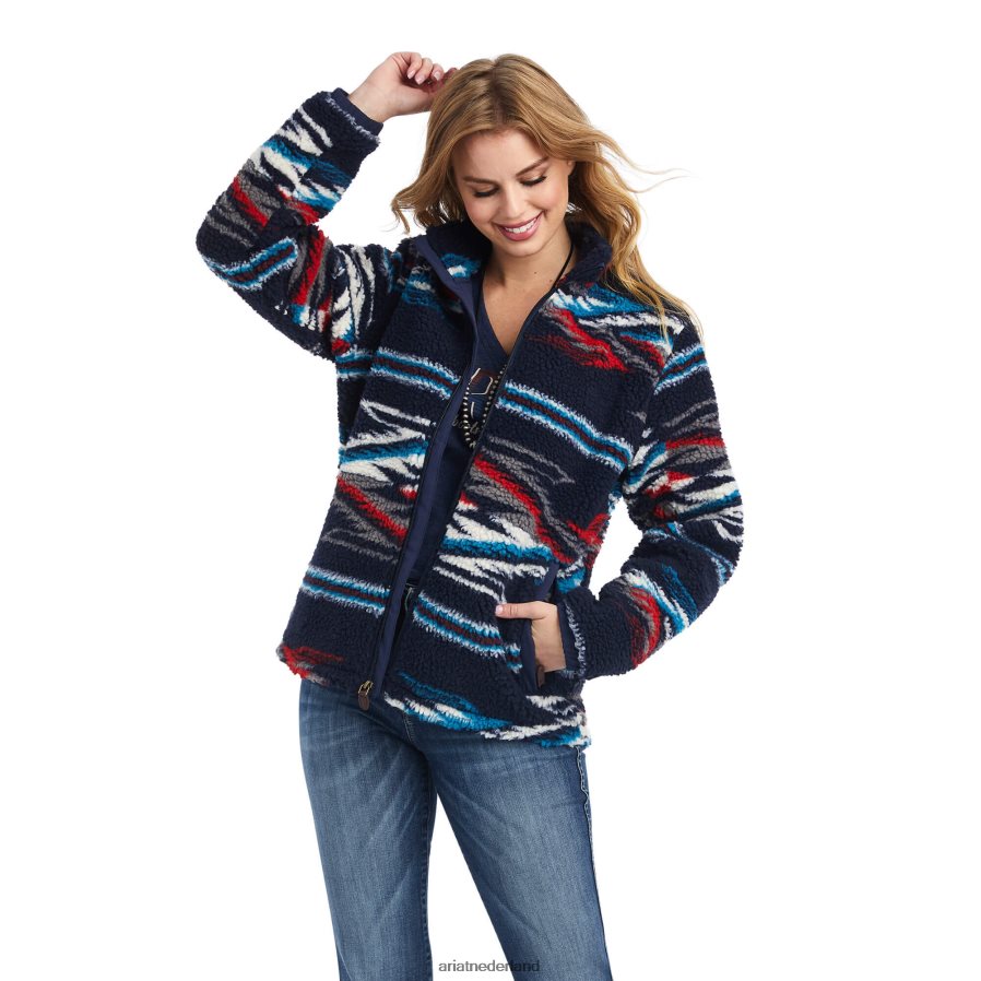 chimayo jcd sherpa fleece chimayo-jack Ariat vrouwen topjes PJ26LN3478