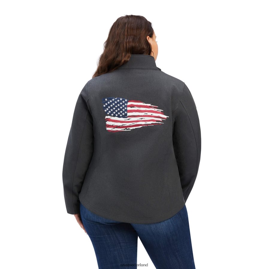 heide houtskool teampatriot softshelljack Ariat vrouwen topjes PJ26LN3485