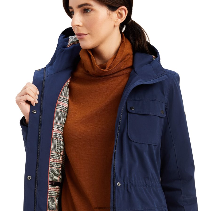 marine Argentium parka Ariat vrouwen topjes PJ26LN3591