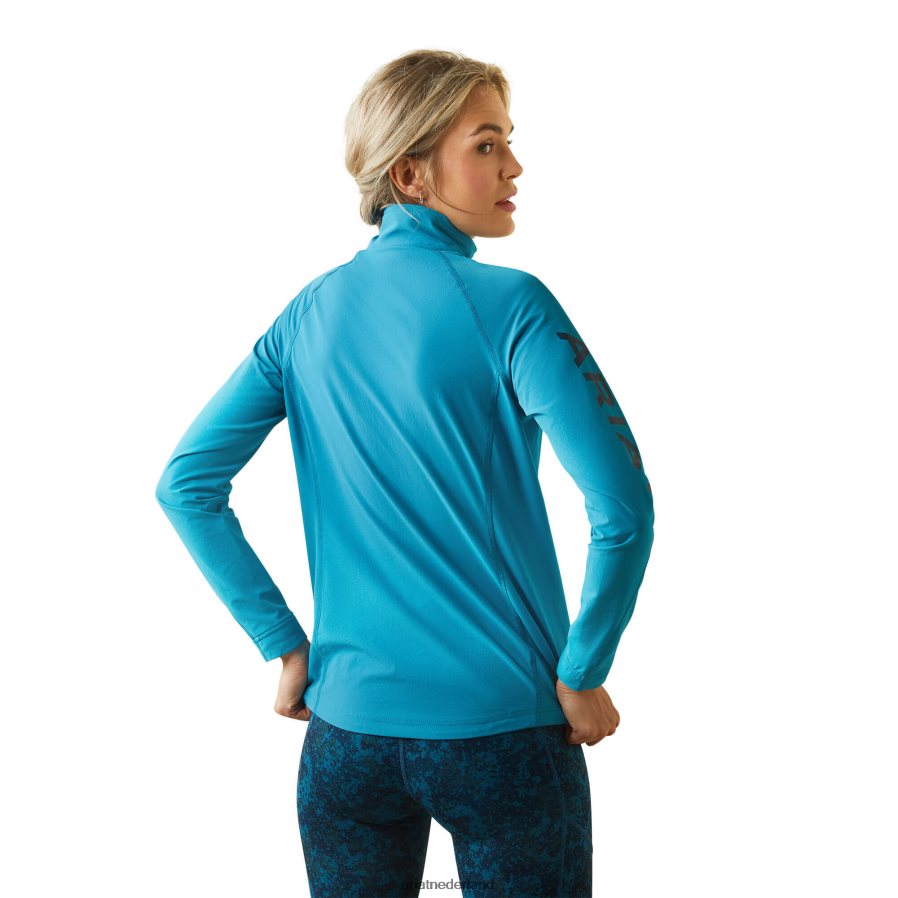 mozaïek blauw soepel softshelljack Ariat vrouwen topjes PJ26LN3539