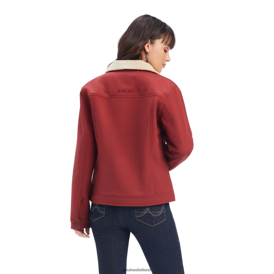 rood rood softshelljack van vrachtwagenchauffeur Ariat vrouwen topjes PJ26LN3623