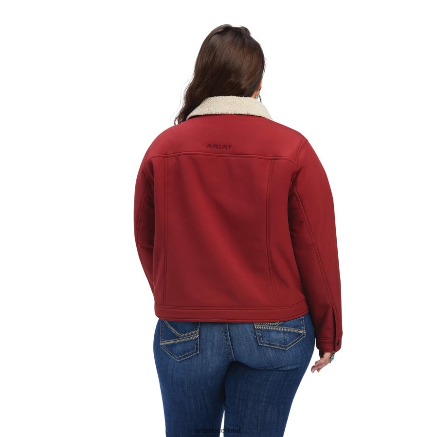 rood rood softshelljack van vrachtwagenchauffeur Ariat vrouwen topjes PJ26LN3623