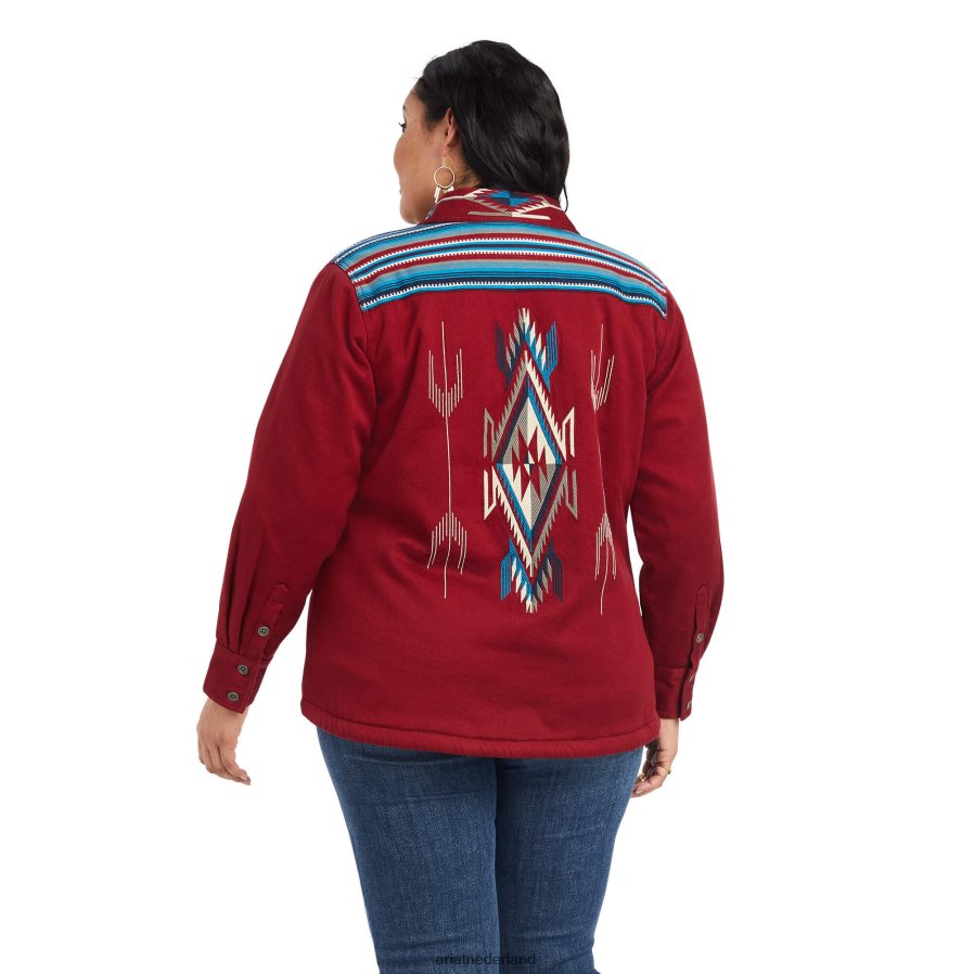 rubaiyat shacket chimayo overhemdjasje Ariat vrouwen topjes PJ26LN3509